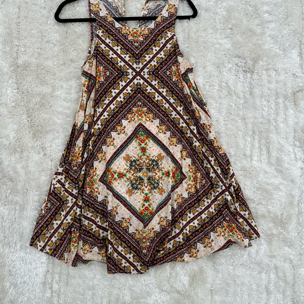Bohemian Patterned Maxi Dress